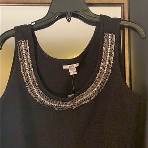 bar III top with beading detial around neck line.